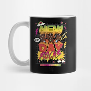 The New Day Rocks Grid Mug